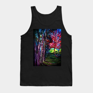 Red Tree Tank Top